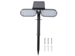2026-luz De Pared Solar Con Sensor De Movimiento 2 Cabezas Ip65 Impermeable Luces Led Alto Brillo Para Jardines Patios Caminos