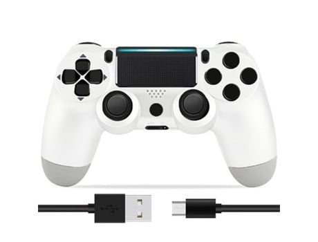 Mando PS4 KINSI Kinsi Dualshock (Inalámbrico - Blanco)