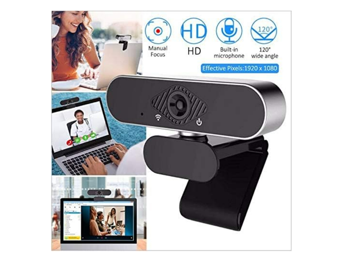 Webcam con micr&oacute;fono 1080P HD Streaming computadora Usb | Worten.es
