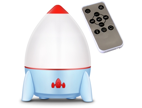 Starry projection lamp charging rotating small rocket remote control 6 dream projection lamp with remote control starlight music box