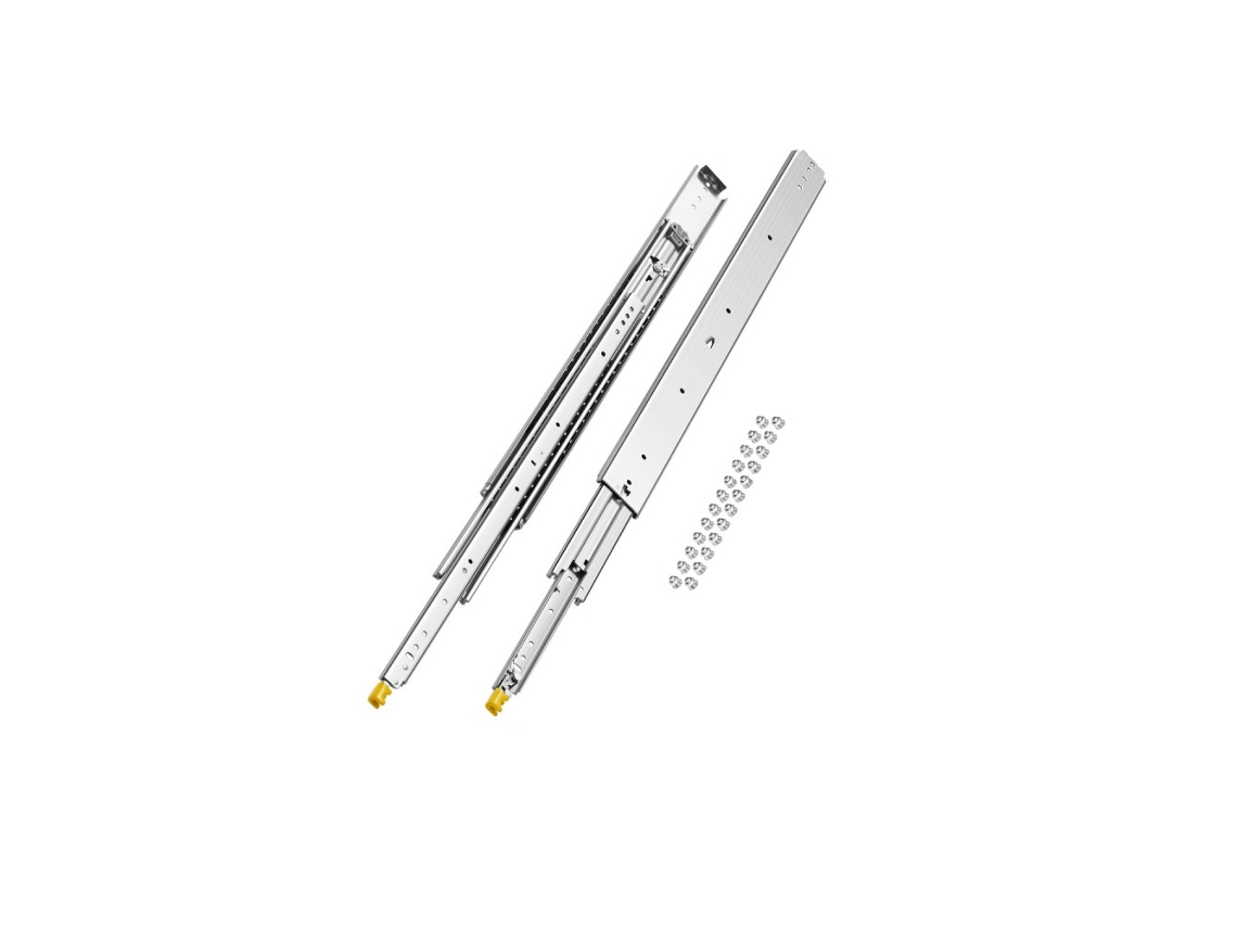 Juego de guías telescópicas para cajones 914 mm, carga 226 kg, Tekmaquinas