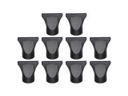 Juego de 10 boquillas para secador de pelo, accesorios reutilizables para secador de pelo, boquilla plana para secar el cabello GOKOCO
