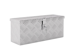 Caja De Aluminio Para Equipos Con Cerradura Y Llaves, 50 X 15,5 X 20,5 Cm.