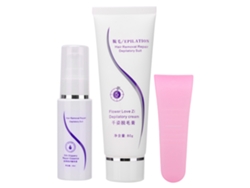 Vlrla-80g Unisex Depilatory Cream Com 40ml Cabelo Removal Repair Essence