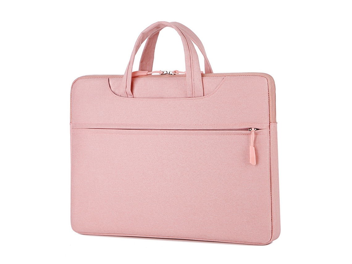 Bolso para portátil Chennnls rosa sin tirantes de 15,6 pulgadas