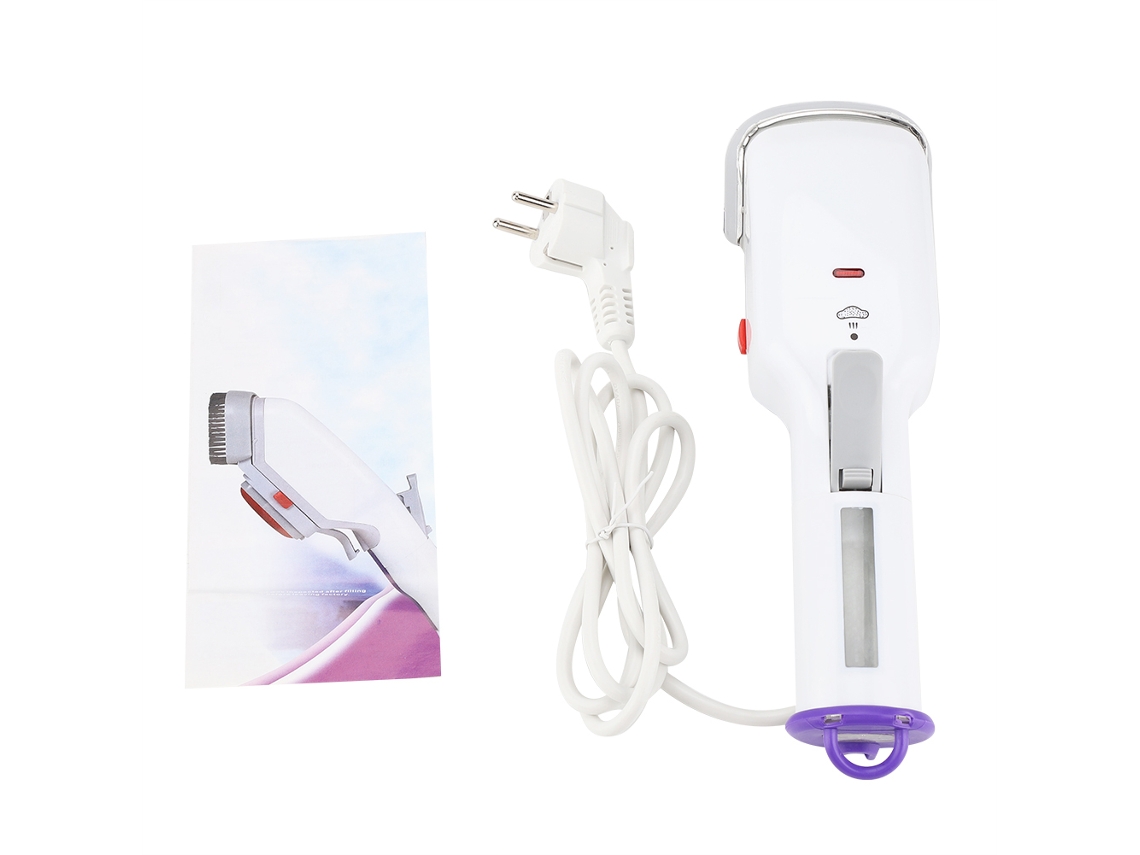Plancha de vapor portátil de 1000 W y 220 V con cepillo para ropa para uso doméstico y de viaje.