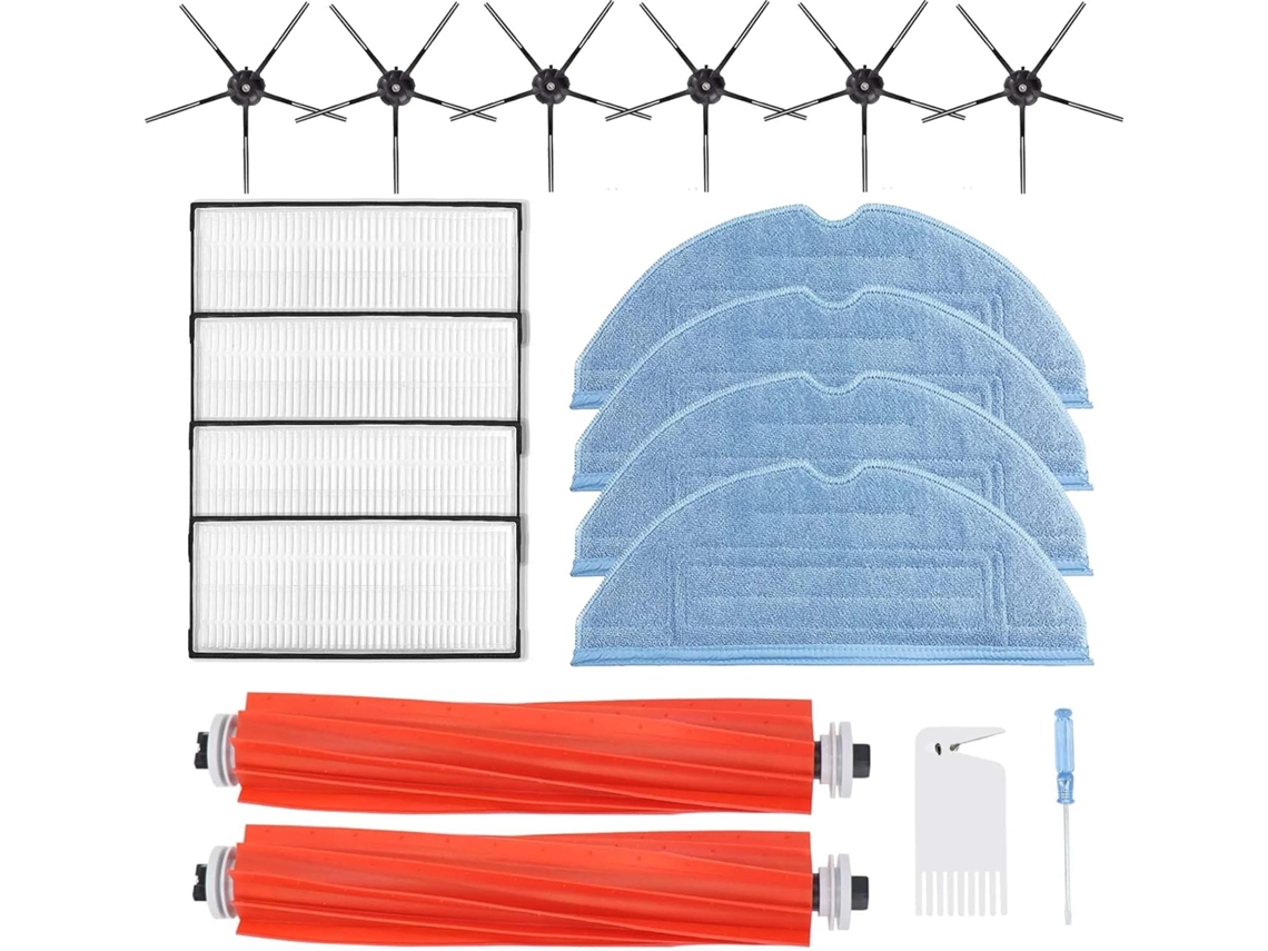 Kit De Acessórios Para Aspiradores Roborock S7 S7plus T7s T7s Plus Robot 