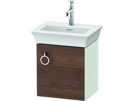 DURAVIT Tulip blanco, mueble de tocador colgado en la pared, ancho 384 x fondo 298mm, con 1x tope de puerta a la derecha, con tirador, WT4250R