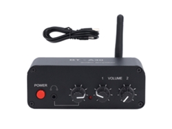 Amplificador De Sonido Bluetooth 5.2 Con Ganancia De 20 Db, Preamplificador De Doble Operación, Interfaz De 3,5 Mm Para Tocadiscos, Altavoz De 5-12 V Cc
