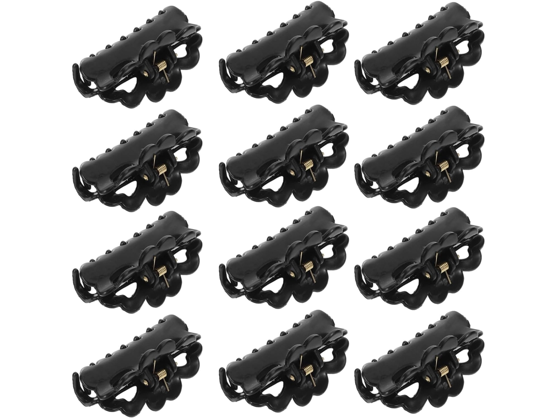 Pinzas Para El Cabello Black Claw, Juego De 20 Unidades, Plástico Ligero.