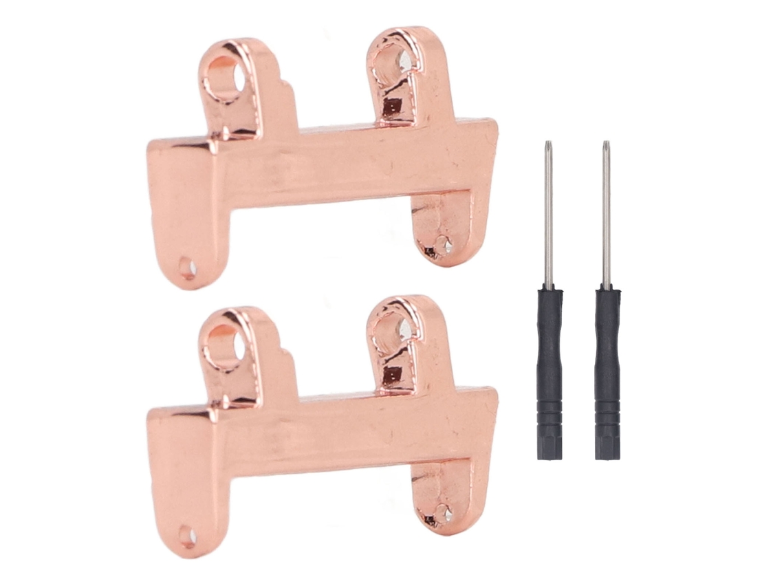 Conector de correa de reloj de acero inoxidable para Amazfit Active A2212 de 22 mm en oro rosa