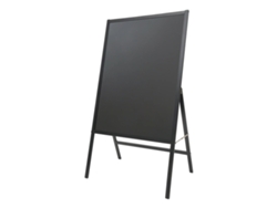 Tablero de mensajes LED, soporte resistente, pantalla creativa, negro
