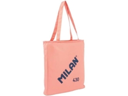 Bolsa de compras Milan Rubber Collection 430 Rosa Tejido antidesgarro ligero 7,5 litros Milan