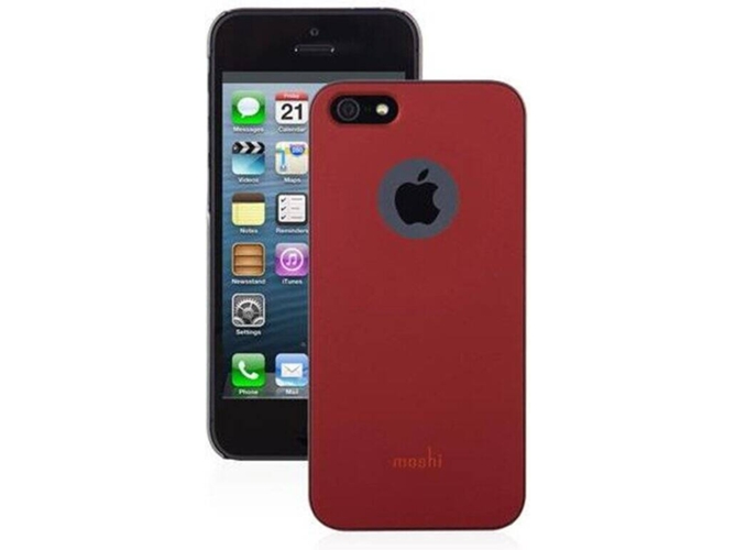 Funda iPhone 5, 5s, SE MOSHI iGlaze Rojo