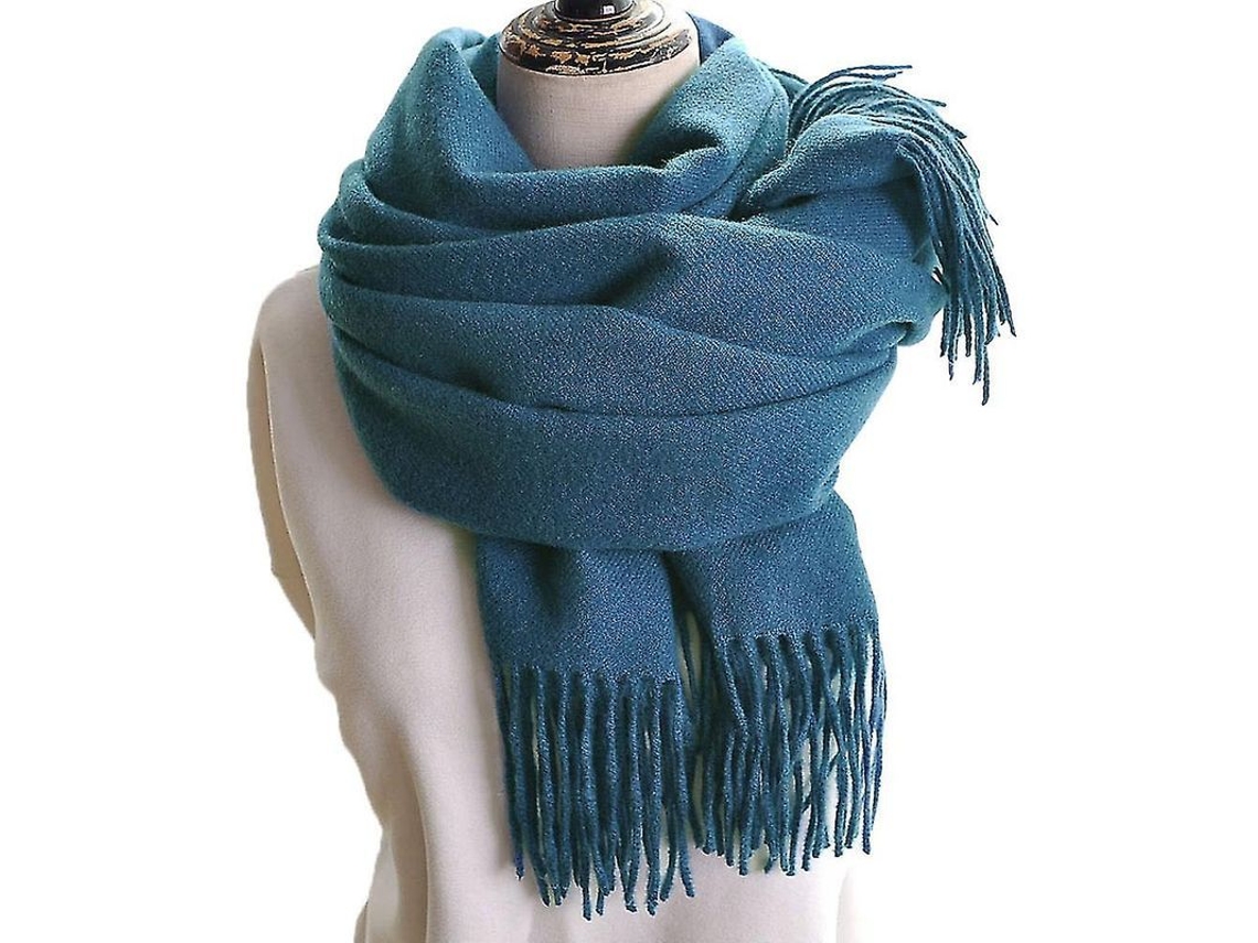 2026-bufanda Manta Para Mujer Con Textura De Cachemira Suave Y Tassels Diseño Clásico Multiusos Para Otoño E Invierno