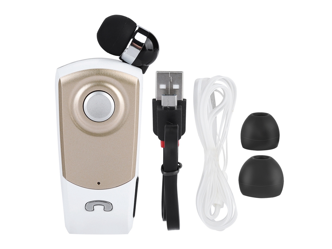 Auriculares Bluetooth (telescópicos Inteligentes, Manos Libres Deportivos) Fineblue F960 (oro)