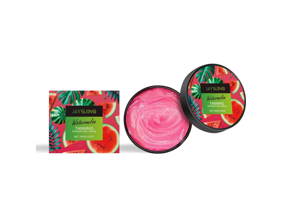 Crema hidratante autobronceadora con sabor a sandía.