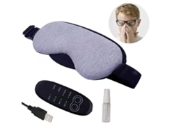 Antifaz Para Dormir Máscara De Ojos Calentada Por Usb Temperatura Ajustable Adecuado Para Ojos Secos Hombres Y Mujeres