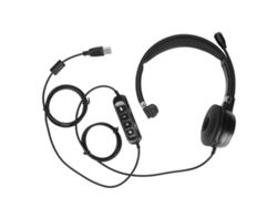 Auriculares Usb Para Negocios Con Cancelación De Ruido, Micrófono Enc, Ajuste De Volumen, Función De Silencio, Mono.
