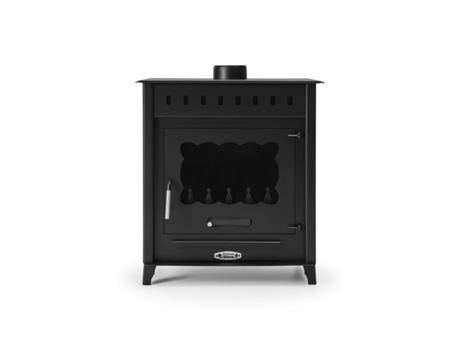 Estufa de Leña Grande PRENSA STOVE 14,3Kw con Salida Superior