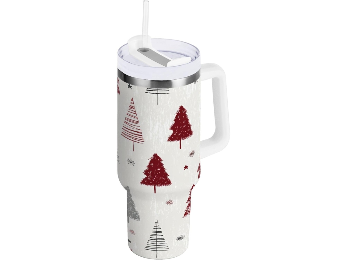 Árbol Navidad Vaso Botella Taza Acero Inoxidable - Vaso Térmico Portátil