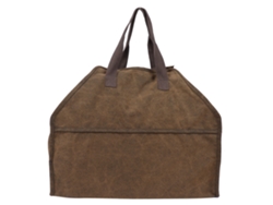 Bolsa para transportar leña Primerox, de lona resistente y portátil.