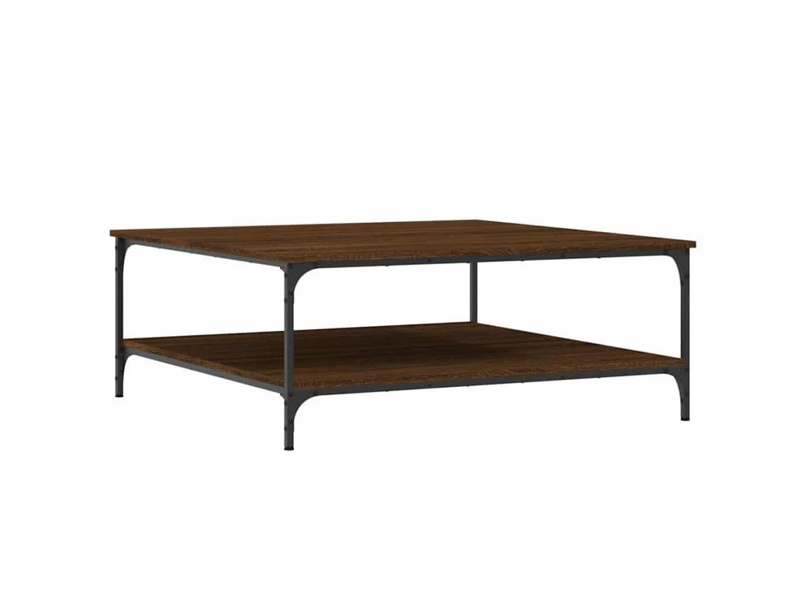 Mesa De Centro VIDAXL Marrón Madera contrachapada (100x100x40 cm)
