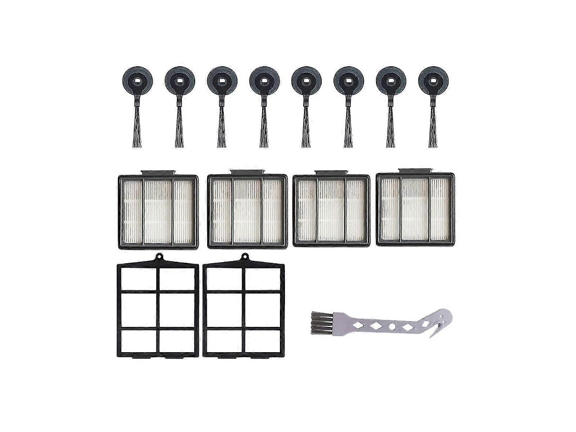 Herramientas de limpieza con filtro HEPA y cepillo lateral para robots R85, Rv850, Rv850brn, Rv850wv, S87, Rv851wv, Rv700 N y Rv72.