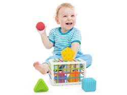 Walshlxq-juguete De Clasificación De Formas Para Bebés Con Bandas Elásticas Juguete Sensorial De Aprendizaje Temprano Regalo