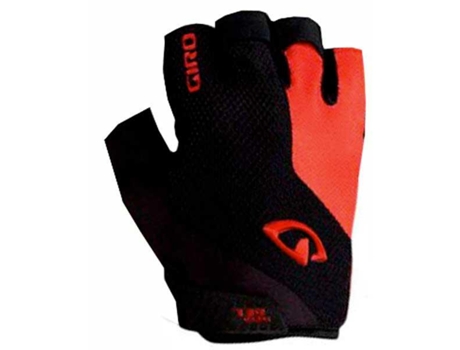 Guantes GIRO Ciclismo Strate Dure Supergel Negro Rojo (Xl)