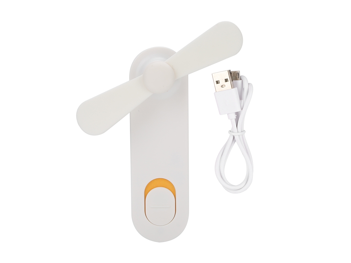 Mini ventilador de bolsillo portátil recargable por USB