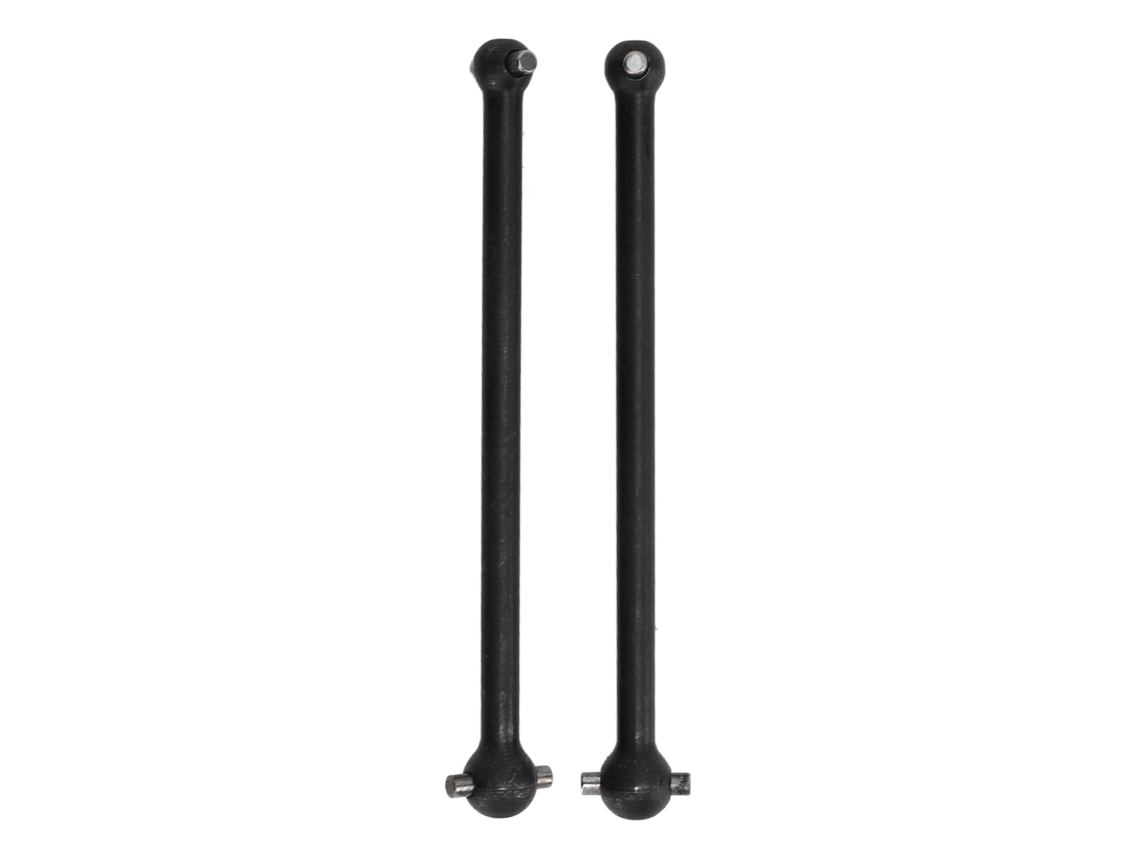 2 Piezas Eje De Transmisión Trasero Rc Dogbones 92mm Acero Alto Resistencia Para Arrma 1/7 1/8 Serie Negro