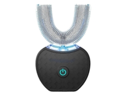Escova De Dentes Elétrica Automática Ultrassônica Em Formato De U Para Limpeza Completa Da Boca Em 360° E Clareamento.