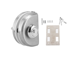 Cerradura Antirrobo Para Puertas De Cristal De 10-12 Mm Con 3 Llaves Para Uso Residencial Y Hotelero.