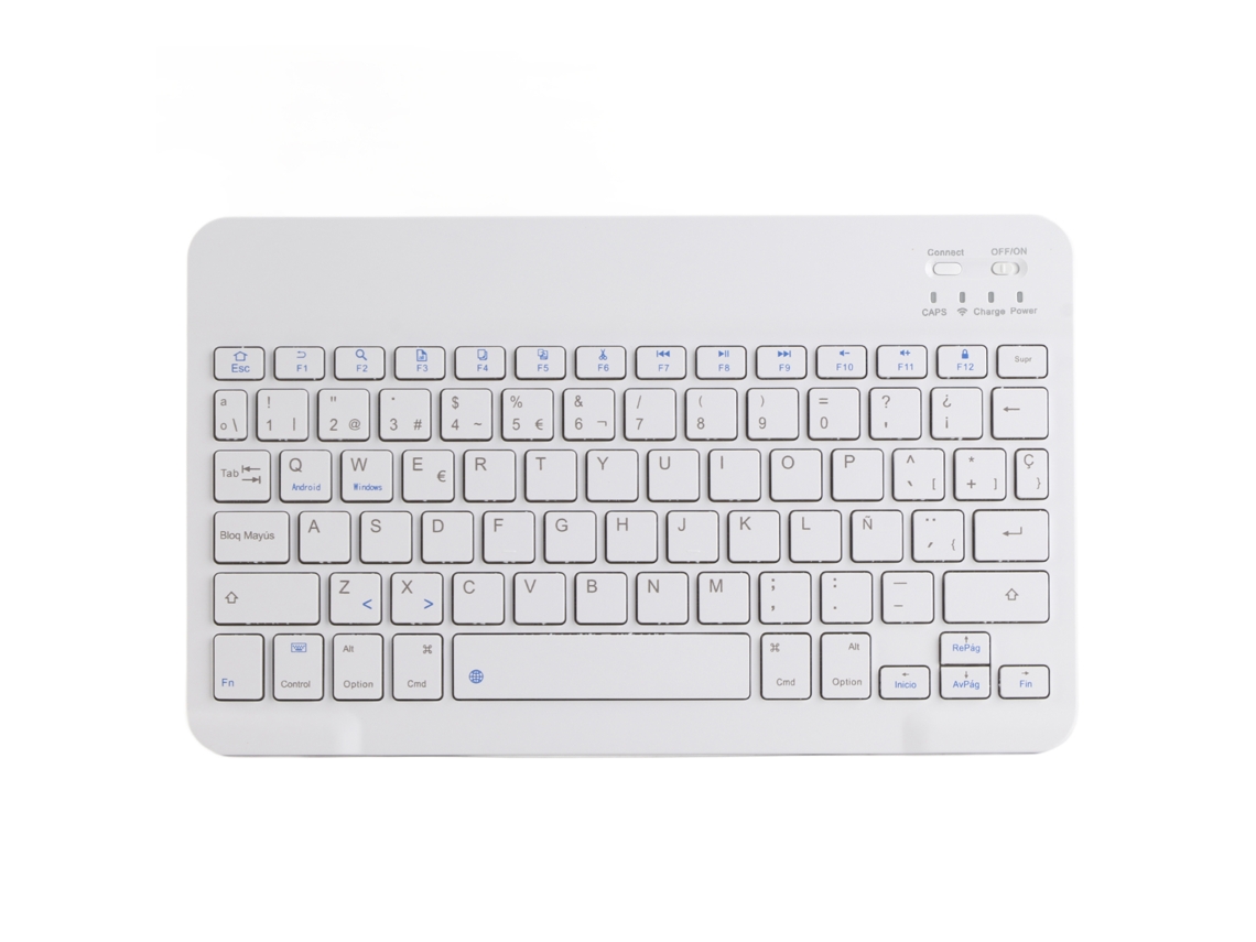 Teclado Sem Fio Ultrafino 10 Polegadas Bluetooth Para Suprimentos De Computador Inteligente (espanhol)