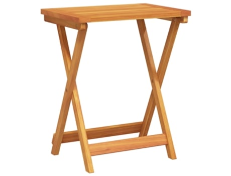 Mesa De Jardín VIDAXL Marrón Madera de acacia (50x36x60 cm)