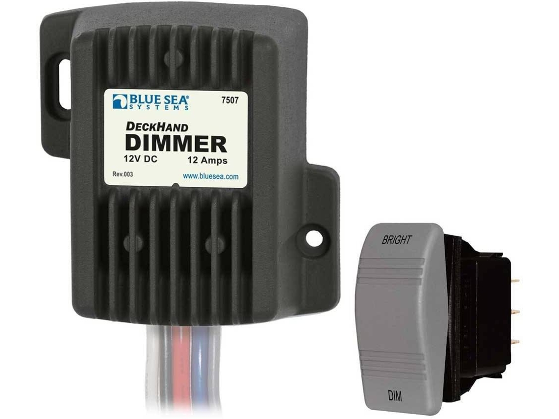 Regulador de medição BLUE SEA Deckhand Dimmer 12A 12V Negro