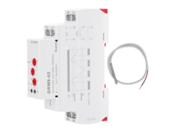Relé De Control De Temperatura Grw8-02 Con Sonda, Montaje En Riel De 35 Mm, Ca/cc 24v-240v, Ajustable De -15°c A +45°c.