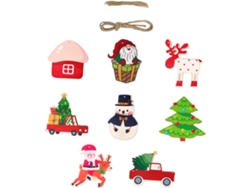 1 Juego De Pancartas Para Decoración De Fiestas Con Adornos Para Ventanas, Ambiente Festivo, Tema Alegre.