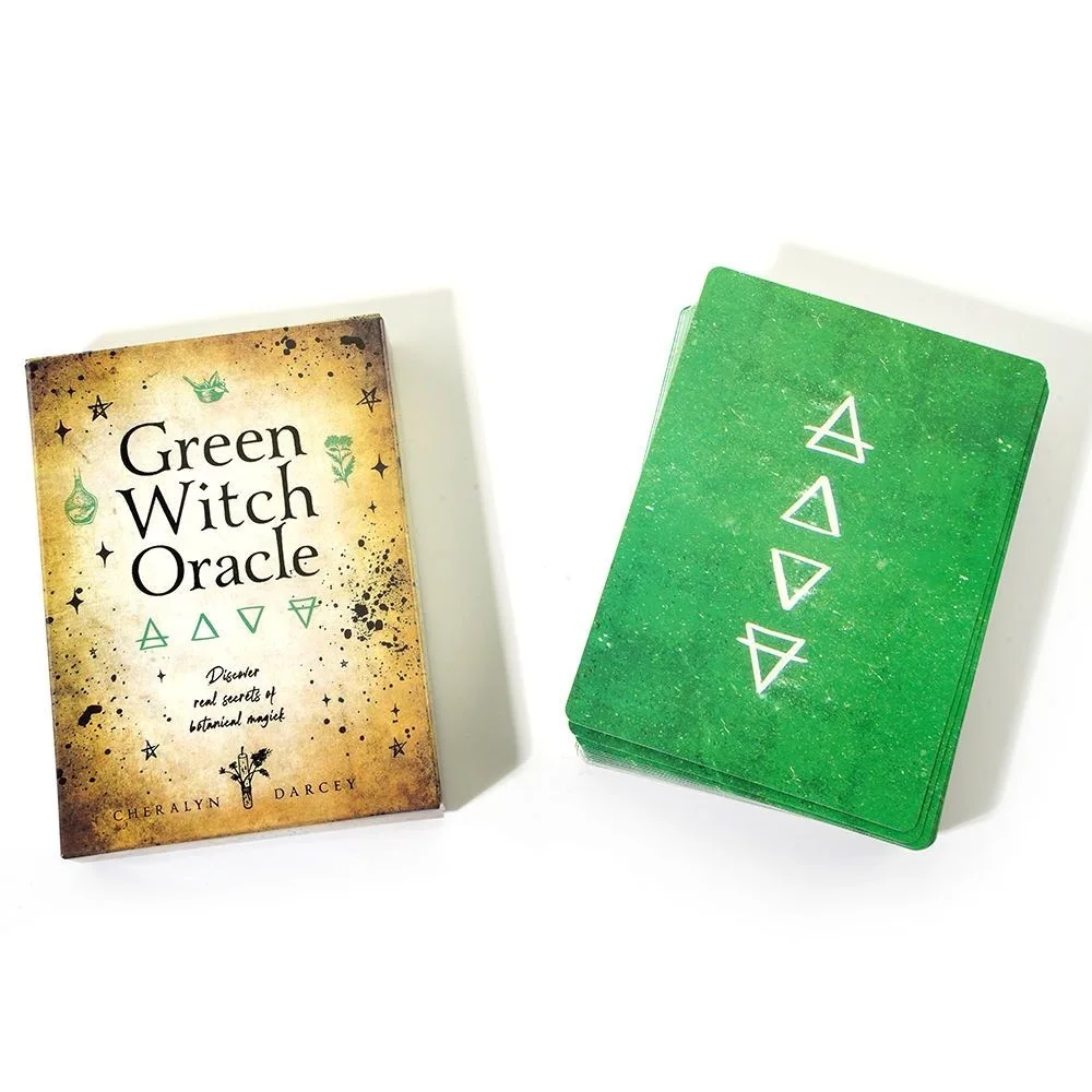 Cartas Del Oráculo De La Bruja Verde: Descubriendo Los Verdaderos Secretos De La Magia Natural En Un Juego De Cartas Del Tarot.