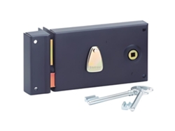 Cerrojo 1-2Vueltas Horizontal 140X85 Izquierda Epoxi Negro C6 000121 THIRARD