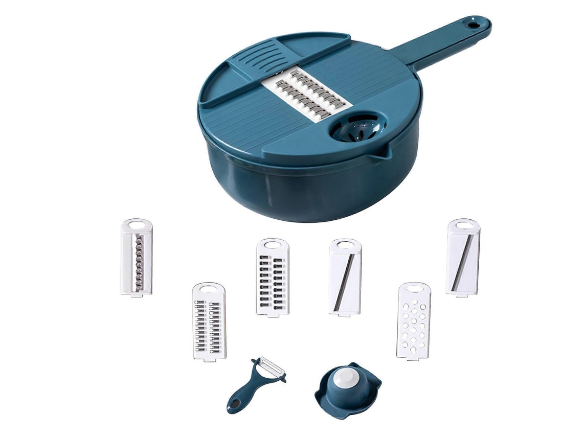 Yishu - Picadora multifuncional de verduras y rebanadora de alimentos 12 en 1 Everley891