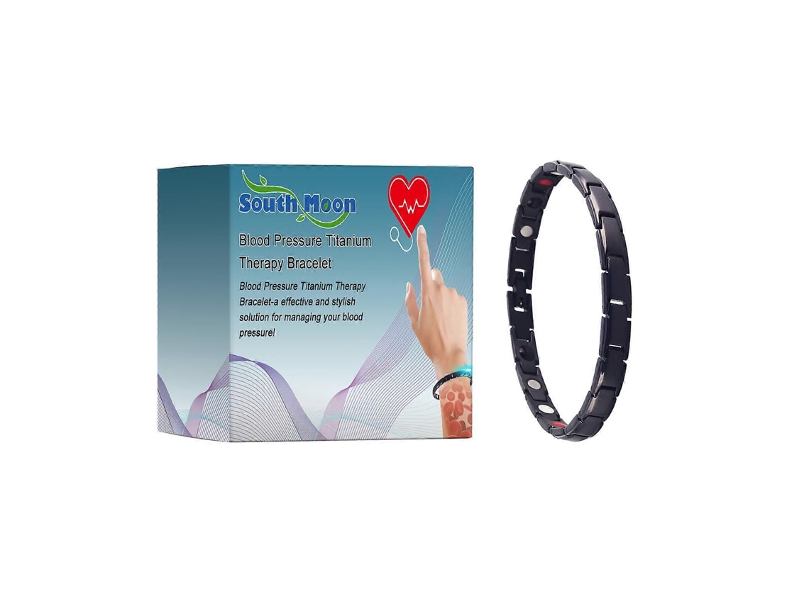 Pulseira Terapêutica De Titânio Para Pressão Arterial, Cápsula Para Alívio De Tontura E Desconforto Corporal.