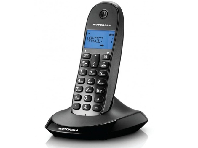 Teléfono Inalámbrico MOTOROLA C1001LB+ Negro WORTEN