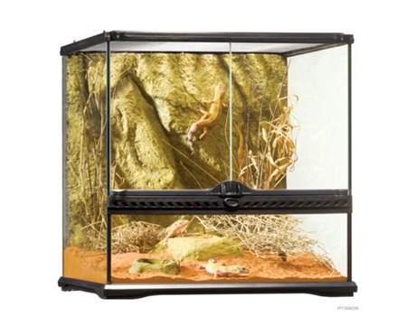 Terrario de vidrio para reptiles EXO TERRAS/Wide, 90L,45x45x45cm