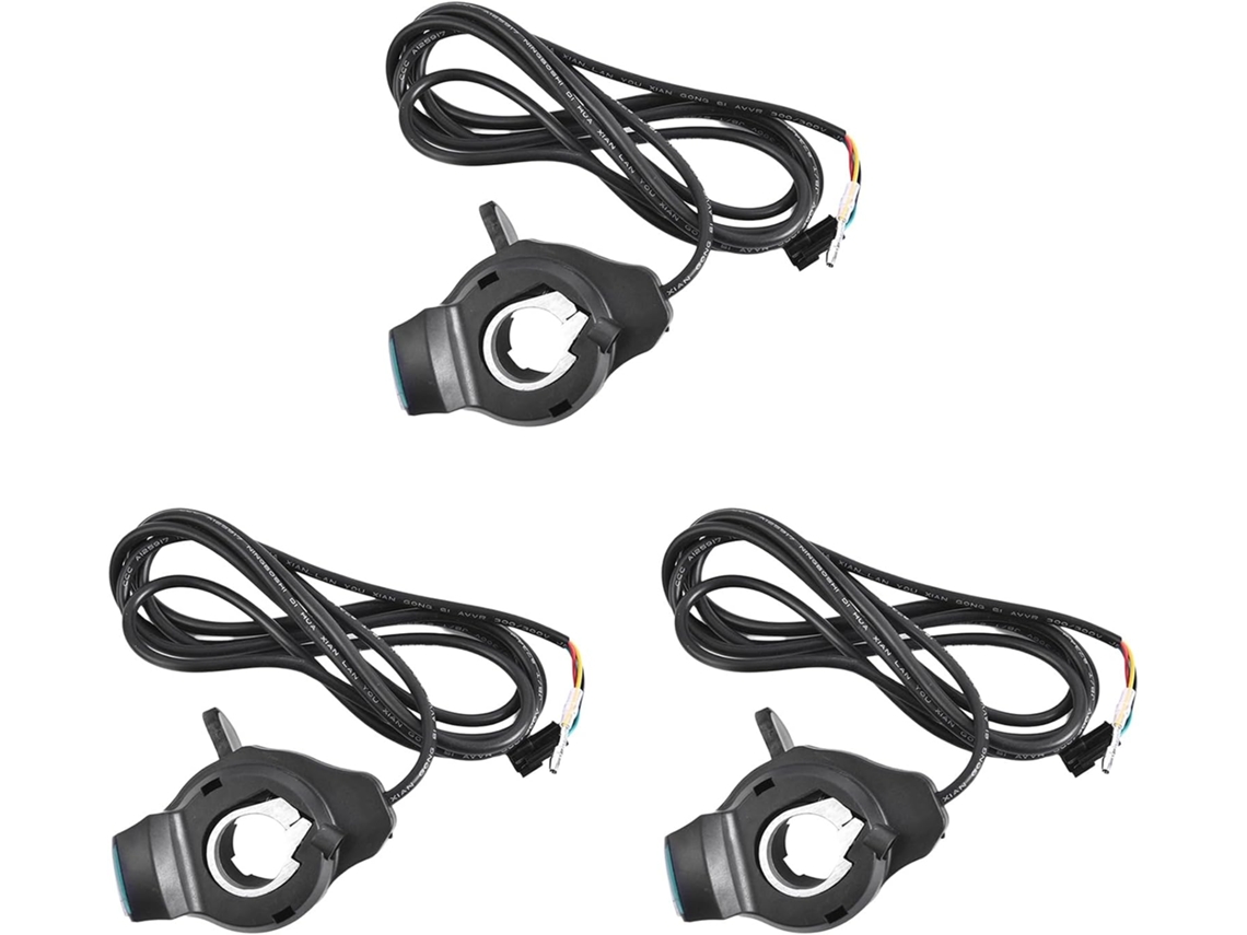3 Aceleradores De Pulgar Para Bicicleta Eléctrica Con Pantalla Lcd, Puños De Control De Velocidad Para Manillar.