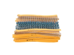 Kit De 600 Resistencias De Película Metálica De 1/4 W Para Equipos Electrónicos Con Protección De Seguridad.