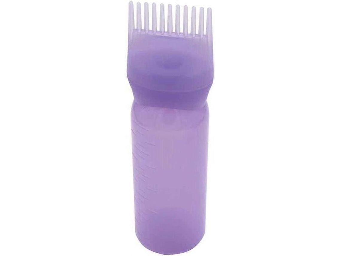 Botella Aplicadora De Tinte Morado Para El Cabello Con Peine Aplicador - Herramienta Esencial Para Teñir El Cabello
