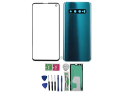 Substituição Tampa Vidro Traseiro E Painel Externo Para Samsung S10 G973 Verde Com Ferramentas