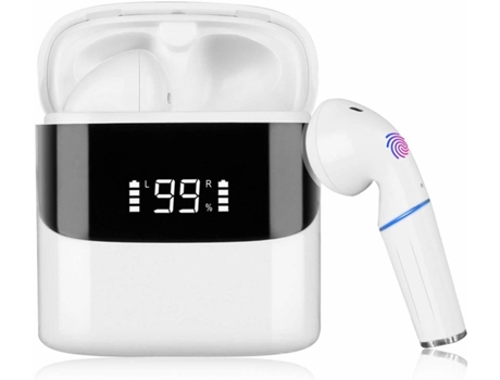 Auriculares CHRONUS T121201EJ (In Ear - Micrófono - Noise Canceling - Blanco)